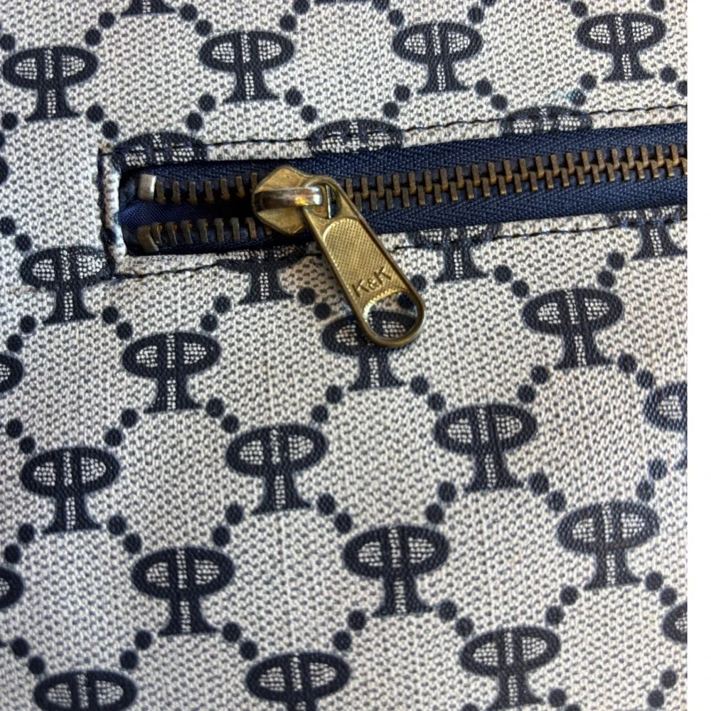 Rare! Pavo Paris Vtg Slimline Documento Case Briefcase Bag 1980s Portfolio Tote‎